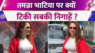 मूवी प्रमोशन के लिए निकली Tamannaah Bhatia, रेड आउटफिट ने खींचा सबका ध्यान