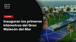 The first two kilometers of the Gran Malecón del Mar in Cartagena are inaugurated