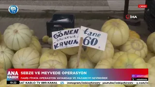 Sebze ve meyvede operasyon!