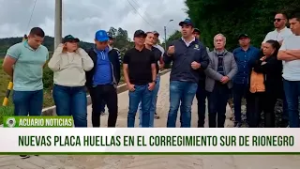 Nuevas placa huellas en el Corregimiento Sur de Rionegro