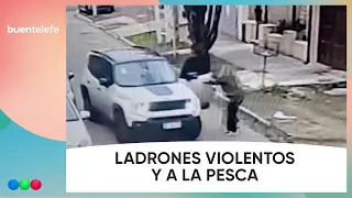 WOMAN ATTACKED by TWO CRIMINALS for her SUV #BuenTelefe