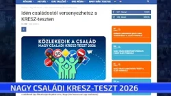 Nagy Családi KRESZ-teszt 2026