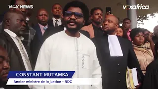 RD CONGO - Constant Mutamba dénonce un procès politique face à un acharnement judiciaire