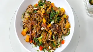 Chef enseña a preparar pollo con brócoli al estilo oriental sin hervir el vegetal