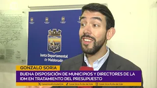 Gonzalo Soria | Modificación presupuestal