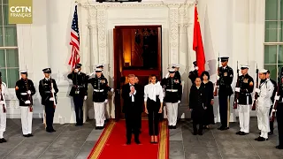 Trump et son épouse accueillent Xi Jinping et Peng Liyuan à la Maison Blanche