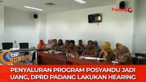 Penyaluran Program Posyandu Jadi Uang, DPRD Padang Lakukan Hearing