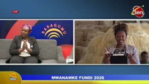 HAPPINESS NYITI MWANAMKE FUNDI ALIYEJIKITA KATIKA ZAO LA MKONGE