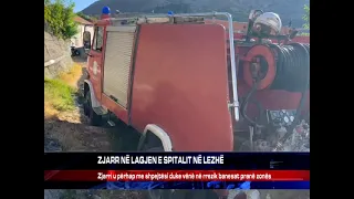ZJARR NË LAGJEN E SPITALIT NË LEZHË