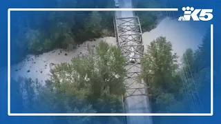 WSDOT installed a new over height detection system on the SR 410 White River Bridge.