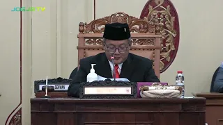 EXPOSE | YOGYAKARTA CITY COUNCIL HOLDS PLENARY SESSION TO LISTEN TO THE INDONESIAN PRESIDENT'S ST...