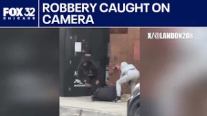 Robbery caught on camera in Fulton Market