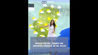 Weather forecast for Aragon, Saturday, July 25th