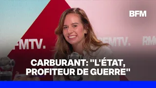 Fuel prices: “The State is the number one war profiteer,” denounces Sarah Knafo (Reconquête)