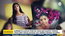 Suribeth Cortez, the young woman fighting for her life after being crushed by a wall during the e...