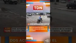🔸 Two accidents in the same spot, in less than 24 hours.