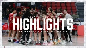 Highlights | #BasketBenficaFem 81-50 Sporting CP | Taça de Portugal