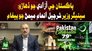 Sharjeel Memon’s Independence Day Message