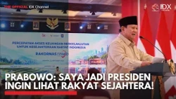 Prabowo: Saya Jadi Presiden Ingin Lihat Rakyat Sejahtera! | IDXC UPDATE