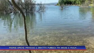 RISORSE IDRICHE: PROSEGUE IL DIBATTITO PUBBLICO TRA MOLISE E PUGLIA