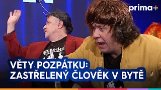 Partička: Věty pozpátku: Zastřelený člověk v bytě