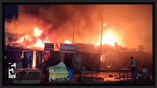 FIRE DESTROYS HOUSES AND SHOPS IN TANGA