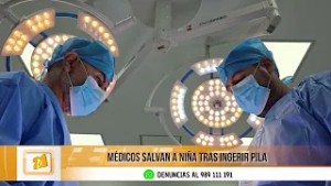 Salvan a niña tras ingerir pila en hospital Sabogal