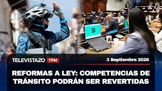 Televistazo 7PM🔴 Assembly approves traffic reforms; excludes sanctions for delivery drivers | Sep...