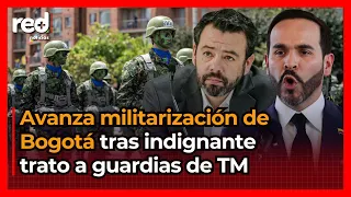 Bogotá va directo a la MILITARIZACIÓN: hay indignación por trato a vigilantes en TransMilenio