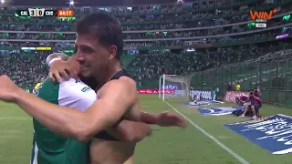 3-0 AND A ROUT! ‘Titi’ Rodríguez scores the third and Deportivo Cali is already thrashing Cúcuta ...