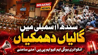 Sindh Assembly Erupts! | Abuses, Threats & Face-to-Face Clash Between PPP and MQM