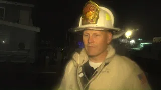 Fire crews respond to all-hands fire at Portland Pier