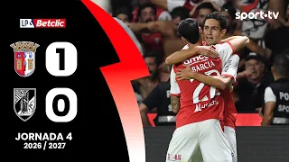 Resumo: Braga 1-0 Vitória SC - Liga Portugal Betclic | sport tv