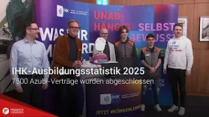 IHK-Ausbildungsstatistik 2025: 7500 Azubi Verträge wurden abgeschlossen