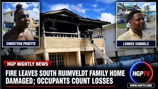 Fire Leaves South Ruimveldt Family Home Damaged; Occupants Count Losses