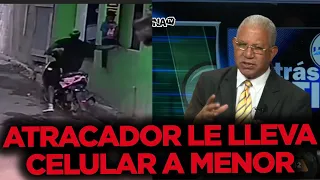 GAME OVER... THIEF STEALS CELL PHONE FROM CHILD WHILE HE WAS PLAYING in Los Guaricanos