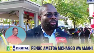 "PENGO AMETOA MCHANGO MKUBWA AMANI YA NCHI" SHIGONGO