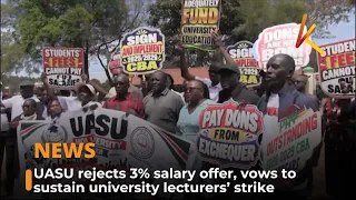 UASU rejects 3% salary offer, vows to sustain university lecturers’ strike
