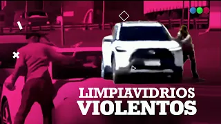 WINDSHIELD WASHERS DESTROY VEHICLES in Tortuguitas #ElNotidelaGente