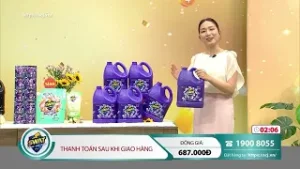 SCJ TV SHOPPING | 5 can (19kg) nước giặt xả 5 trong 1 Luxury hoặc Romantic