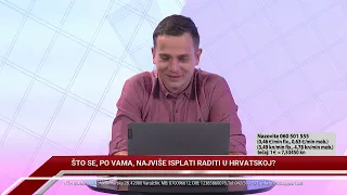 TV REPLIKA 27.07.2026. - ŠTO SE, PO VAMA, NAJVIŠE ISPLATI RADITI U HRVATSKOJ?
