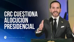 CRC questions Abelardo de la Espriella's address for exceeding authorized time
