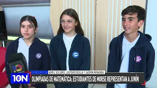 INTERVIEW WITH MORSE STUDENTS AT THE MATH OLYMPICS
