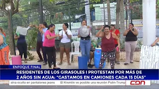 Los Girasoles I residents protest after more than 2 years without water