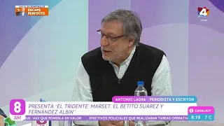 Antonio Ladra presents "El Tridente," his investigation into narco power in Uruguay
