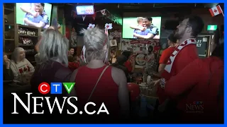 Winnipeg celebrates Canada's World Cup success