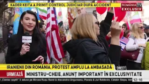 Iranienii din România, în stradă la Ambasada din Bucuresti! Oamenii sunt cu gandul la rude