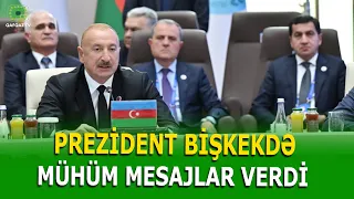PRESIDENT ILHAM ALIYEV DELIVERED A SPEECH AT THE "SHET PLUS" MEETING