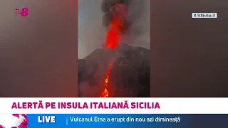 Vulcanul Etna, din nou în activitate: Cenușa a dat peste cap traficul aerian din Italia