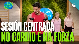 SESIÓN con ESTEIRA e HALTERES centrada no CARDIO e na FORZA | PULSO ACTIVO